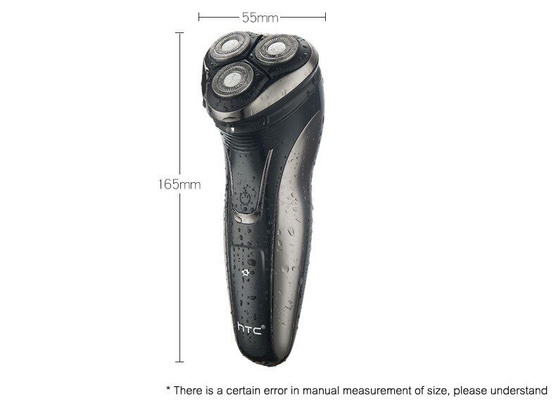 HTC GT-626 Electric Original Face shaver Razor Men Washable Hair Mover USB Rechargeable Shaving Beard Barber Machine
