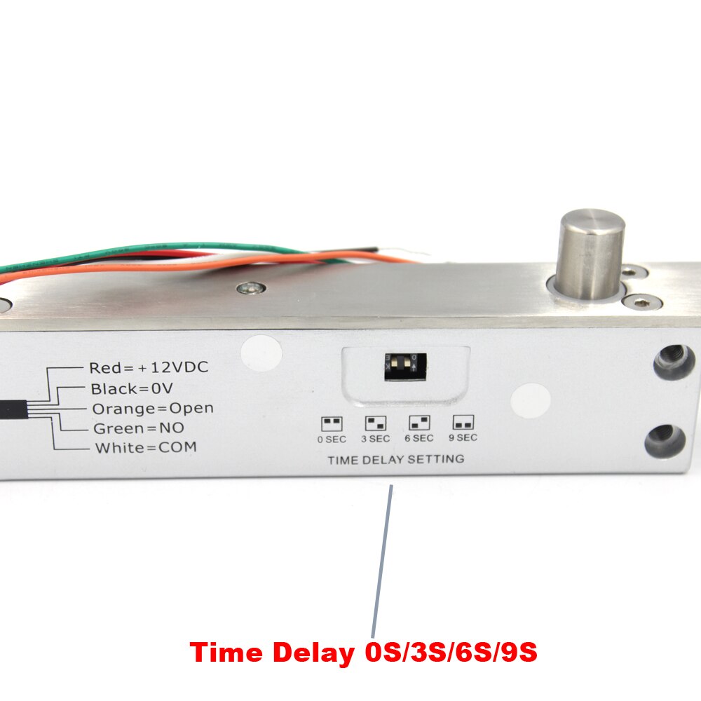 Electronic Door Lock Electric Mortise Bolt Lock NC/NO Fail Safe Secure Mortise lock 5/6 cables Time Delay