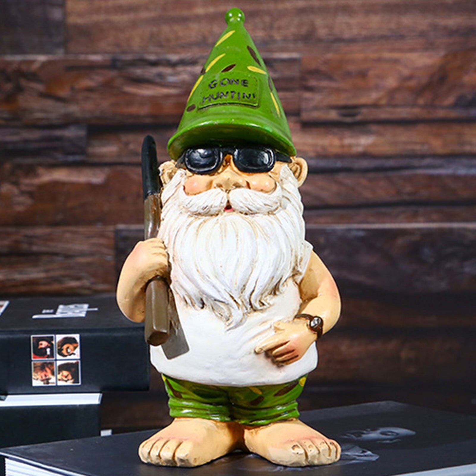 Christmas Garden Gnome Statue Resin Crafts Statue Ornament