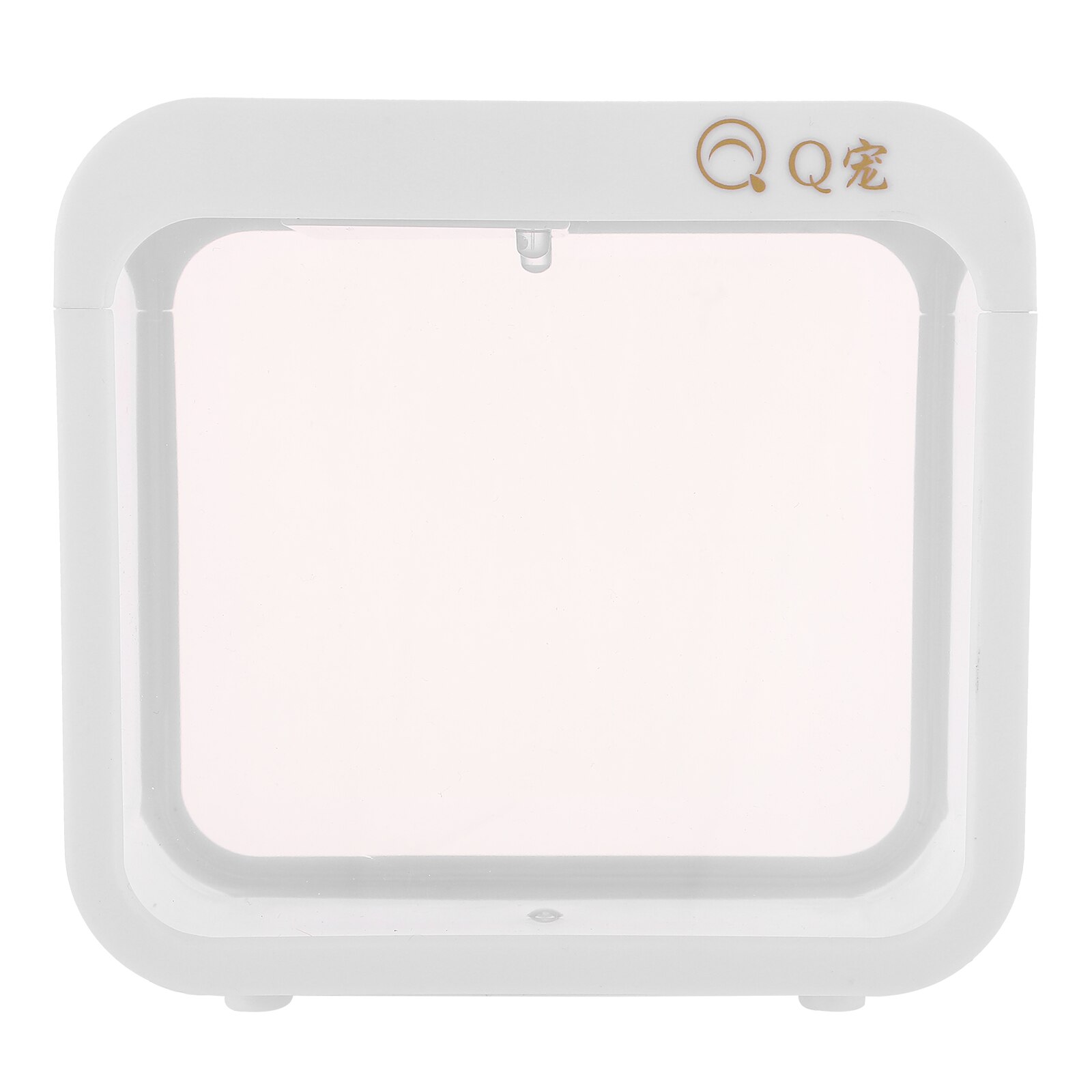 Mini Landscaping Aquarium Clear Fish Tank Fish Breeding Isolation Box Fish Battle Box with Light: White