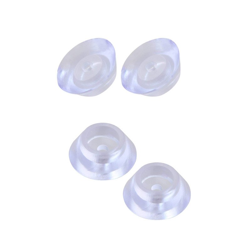 50 100 200 500 1000 adet seffaf silikon 20x8x12mm yuvarlak yumusak kaymaz ayak pedi mobilya ayaklari sandalye bardak masa dolabi grandado