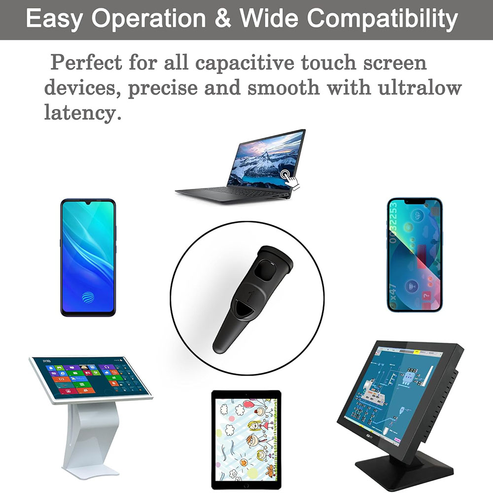 Bolígrafos de silicona suave para dedos, guantes universales de pantalla de tableta de sensibilidad de alta precisión para IPhone/iPad/tableta Android