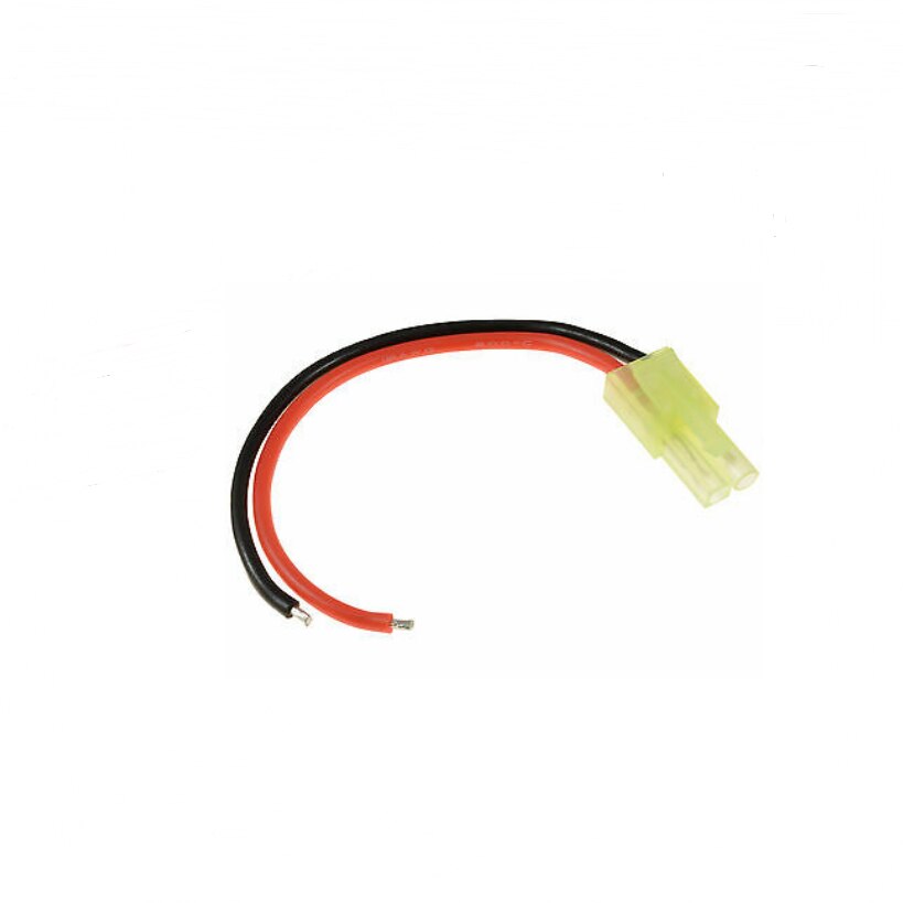 Tamiya-Mini-connecteur en queue de cochon mâle et femelle, adaptateur de prise, avec câble en Silicone étamé de 10cm, pour chargeur de batterie RC de voiture