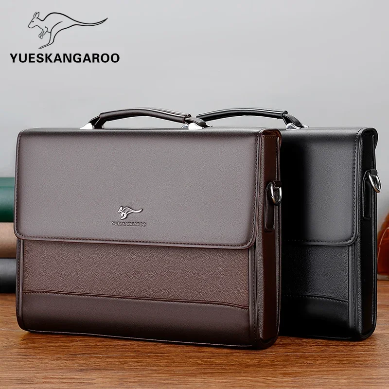 Mannelijke Handtassen Pu Lederen Heren Tote Aktentas Schoudertas Voor Mannen 2022 Laptop Tassen Man Organizer Voor documenten