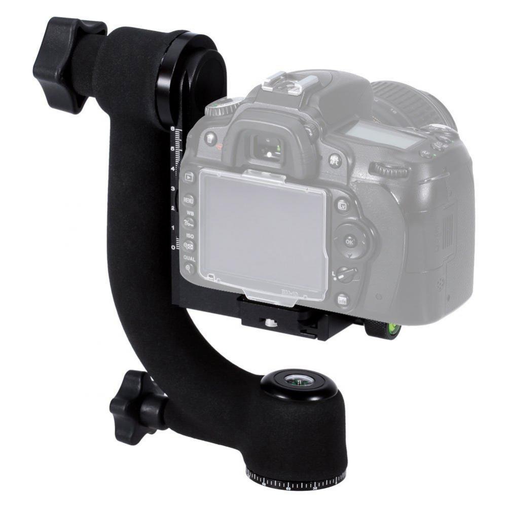 Rotule de cardan en métal robuste 360 tête de boule de trépied panoramique pour appareil photo reflex numérique téléobjectif