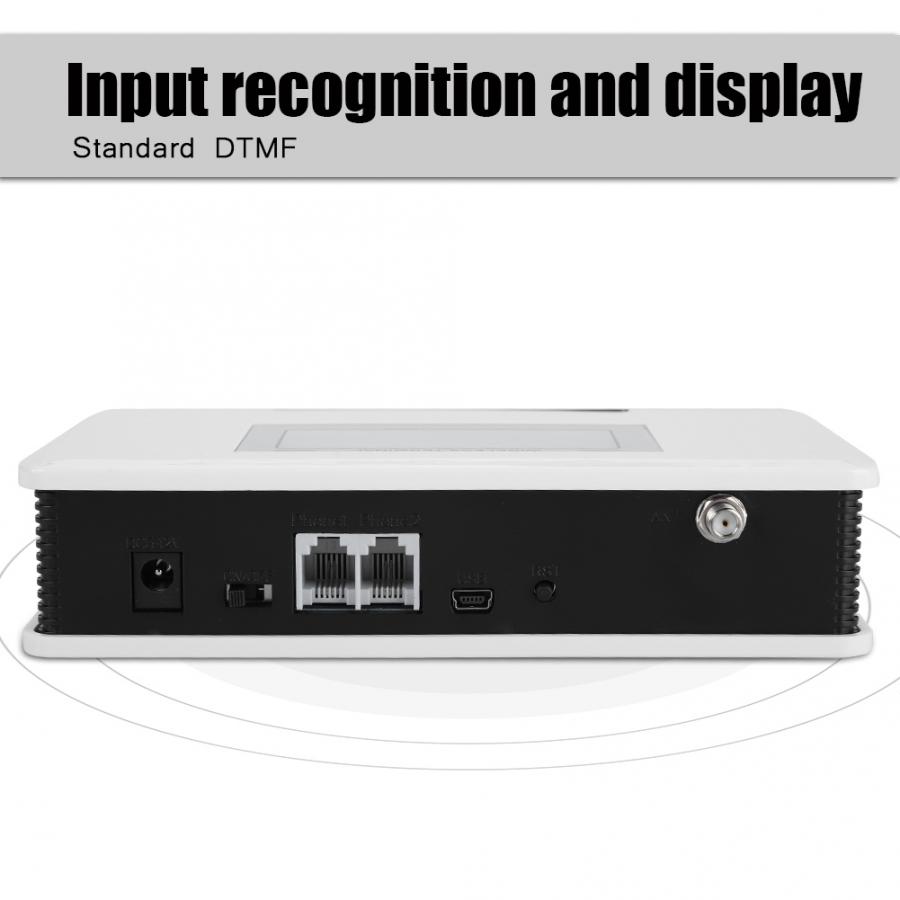 GSM Wireless Terminal Fixed Phone with LCD Display Can Connect Telephone Landlines Alarms Recording Boxes 100-240V