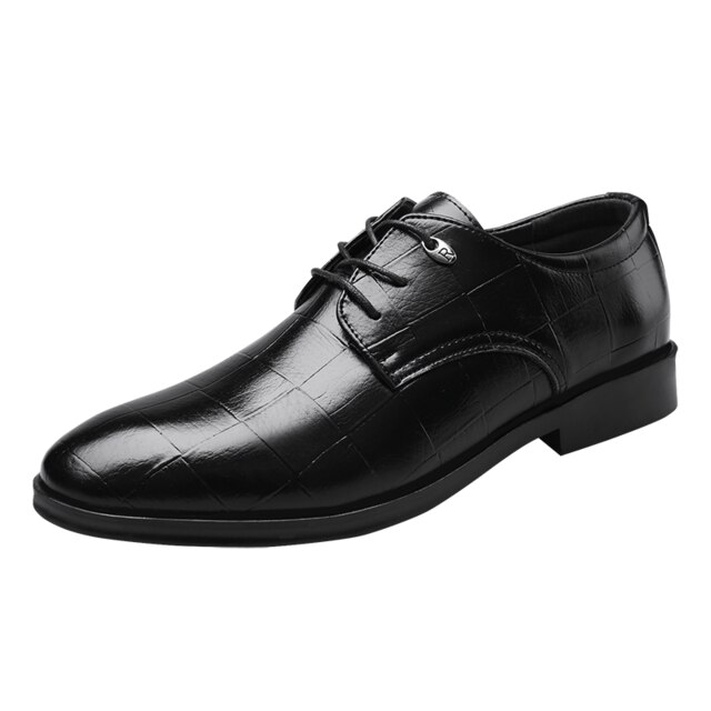 Formel hommes chaussures habillées de en cuir noir chaussures bureau affaires chaussures de luxe Zapatos Hombre nouveaux hommes chaussures décontractées: 41