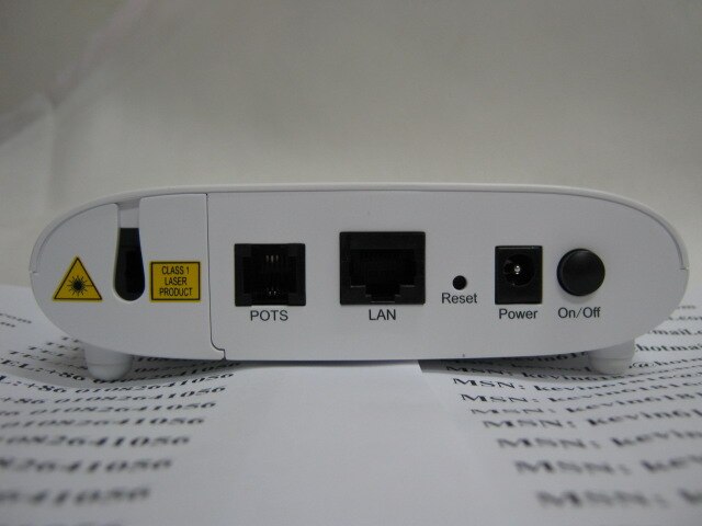 ZTE ZXA10 F411 EPON ONU con un ethernet y un puerto de voz terminal FTTH de red óptica