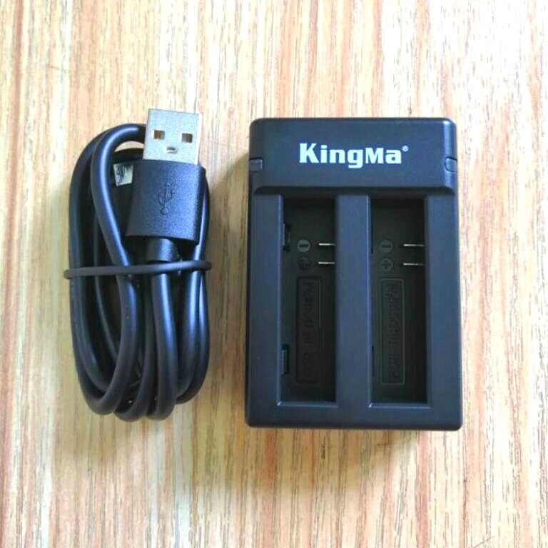KingMa-batería Original para Xiaomi Mijia 4K, cargador Dual de baterías, estuche de carga, accesorios para Mini cámara de acción