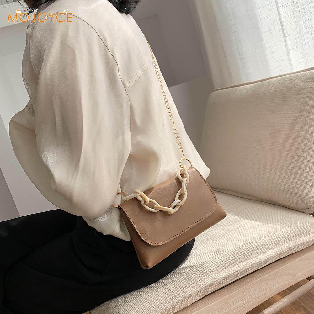 Dames schoudertassen effen kleur leren kleine handtassen dames klassieke crossbody schoudertas