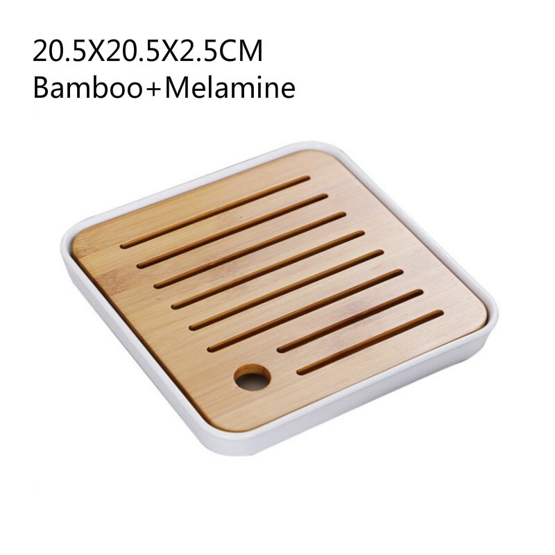 Plateau à thé - SURENHAP - Bambou - Design contemporain - Compatible Plateau à thé - SURENHAP - Bambou - Design contemporain - Compatible