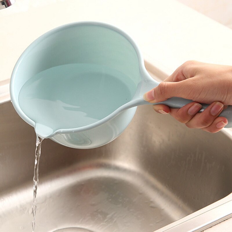 1pc lange håndtag vand scoop plast madlavning badevand ske baby børn bad scoop slev vask hår værktøj
