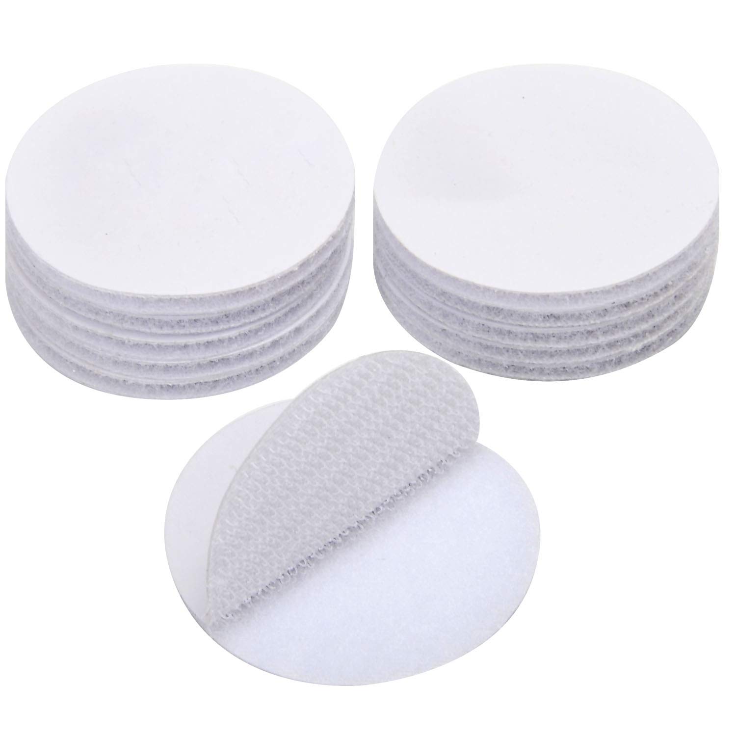5-30Pairs 60mm Strong Self Adhesive Fastener Dots Nylon Sticker Hook and Loop Magic For Bed Sheet Sofa Mat Carpet Anti Slip