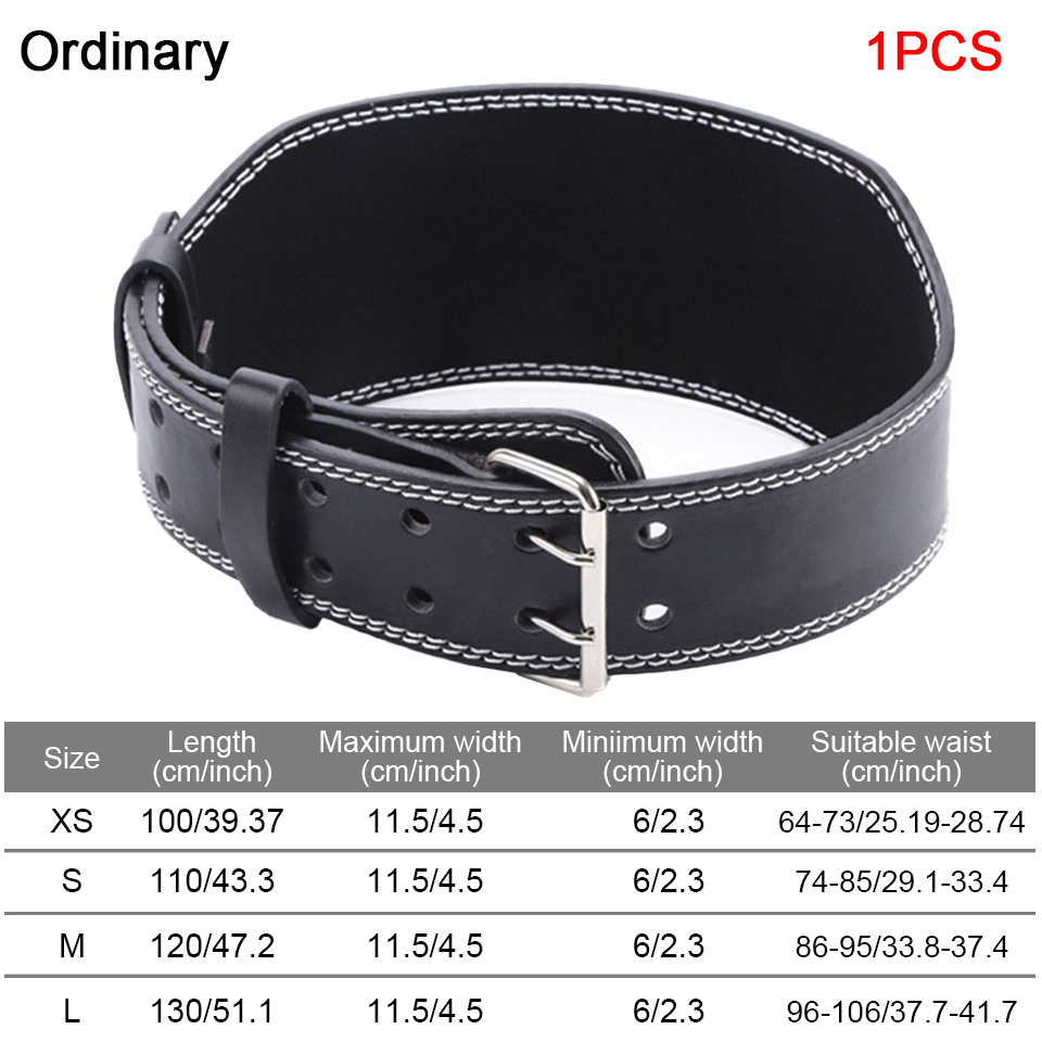 KoKossi Weightlifting Belt Gym Waist Belt Powerlifting Training Waist Protector Lumbar Protection Belt Barbell Fitness Gym Belt: B-Ordinary Black / M