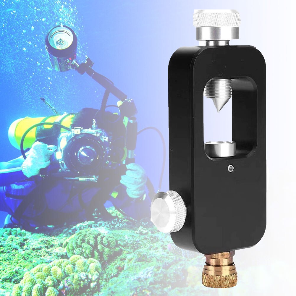 Underwater Diving Oxygen Bottle Converter Connector Air Tank Regulator Adapter