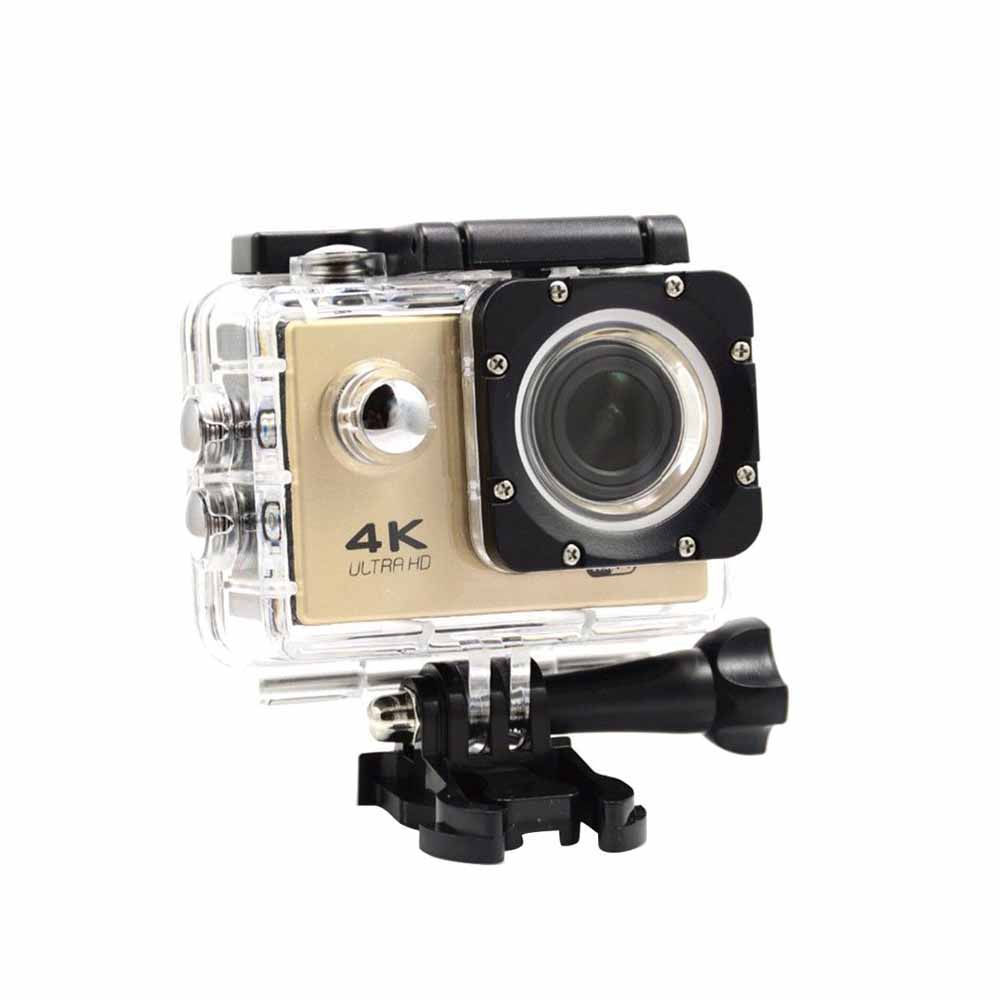 ultra  hd 4k 1080p wifi 16 megas sport handling kamera vanntett dvr videokamera vanntett videoopptakskamera sport kam: Gylden