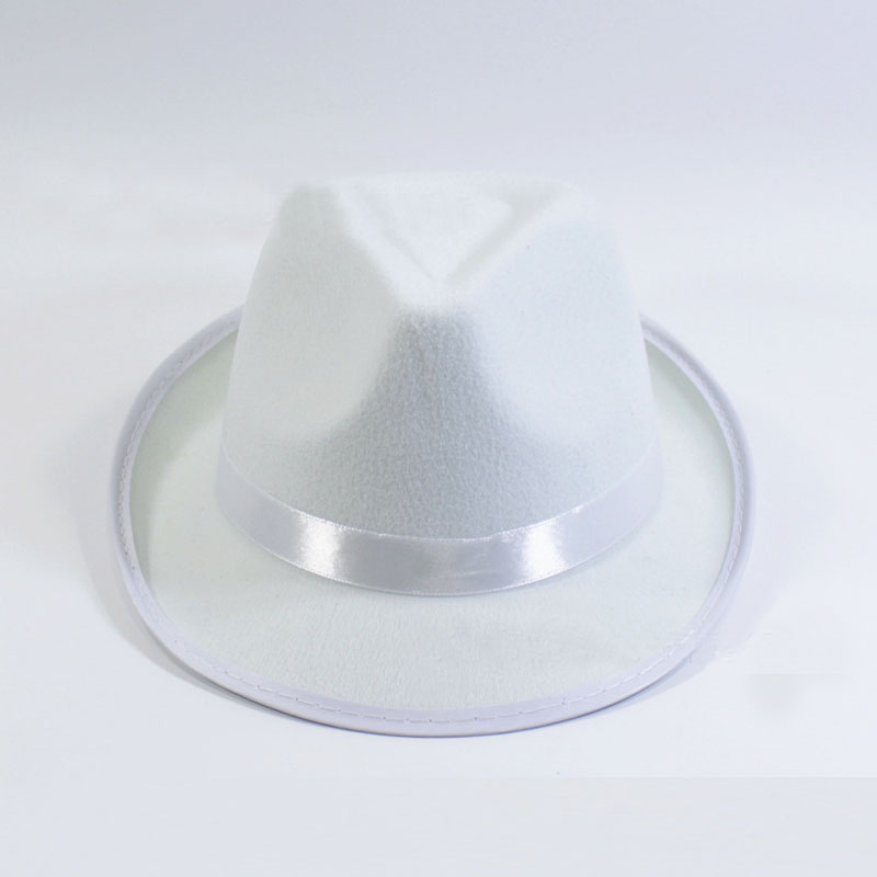 White Top Hat Halloween Magician Magic Caps Jazz Hat Props Birthday Party Cosplay Costume Accessory