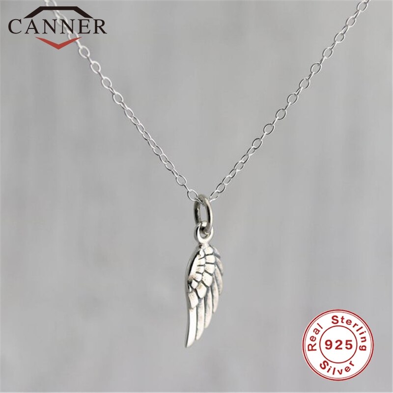 100% 925 Sterling Zilver Animal Hanger Ketting Vrouwen Kat/Eagle Wings Collier Mode-sieraden: eagle wings