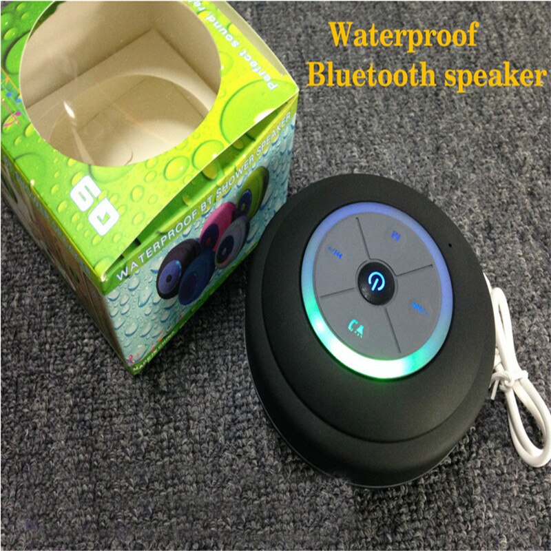 Altavoz inalámbrico portátil Mini Q9 impermeable Bluetooth sonido de música Carro de agua altavoces resistentes baño ducha Bar PK A9
