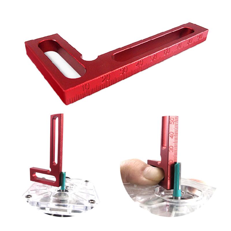 Carpenter L-Square Minisquare Mini Clamping Squares Aluminum 100mm High Precision Measurement Tools