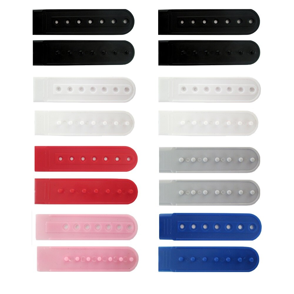 8 Pairs Kleurrijke Snapback Hoeden Vervanging Strap - 6 Kleuren Plastic Fastener Hoed Extender Snap