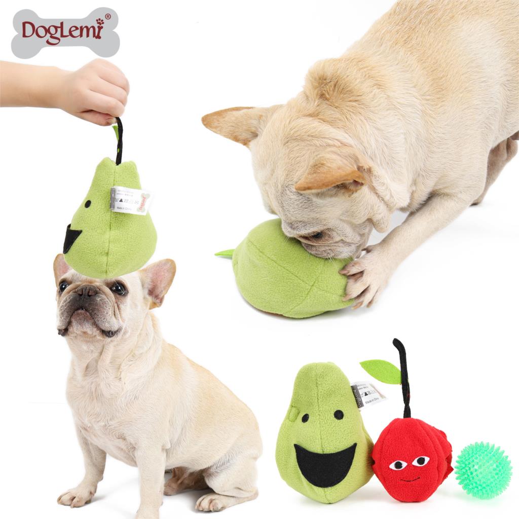 3 In1 Dog Toy Cute Dog Chews Food Toys Educational Leaking Food Sounding Dog Toy Sniffing Pets Toys