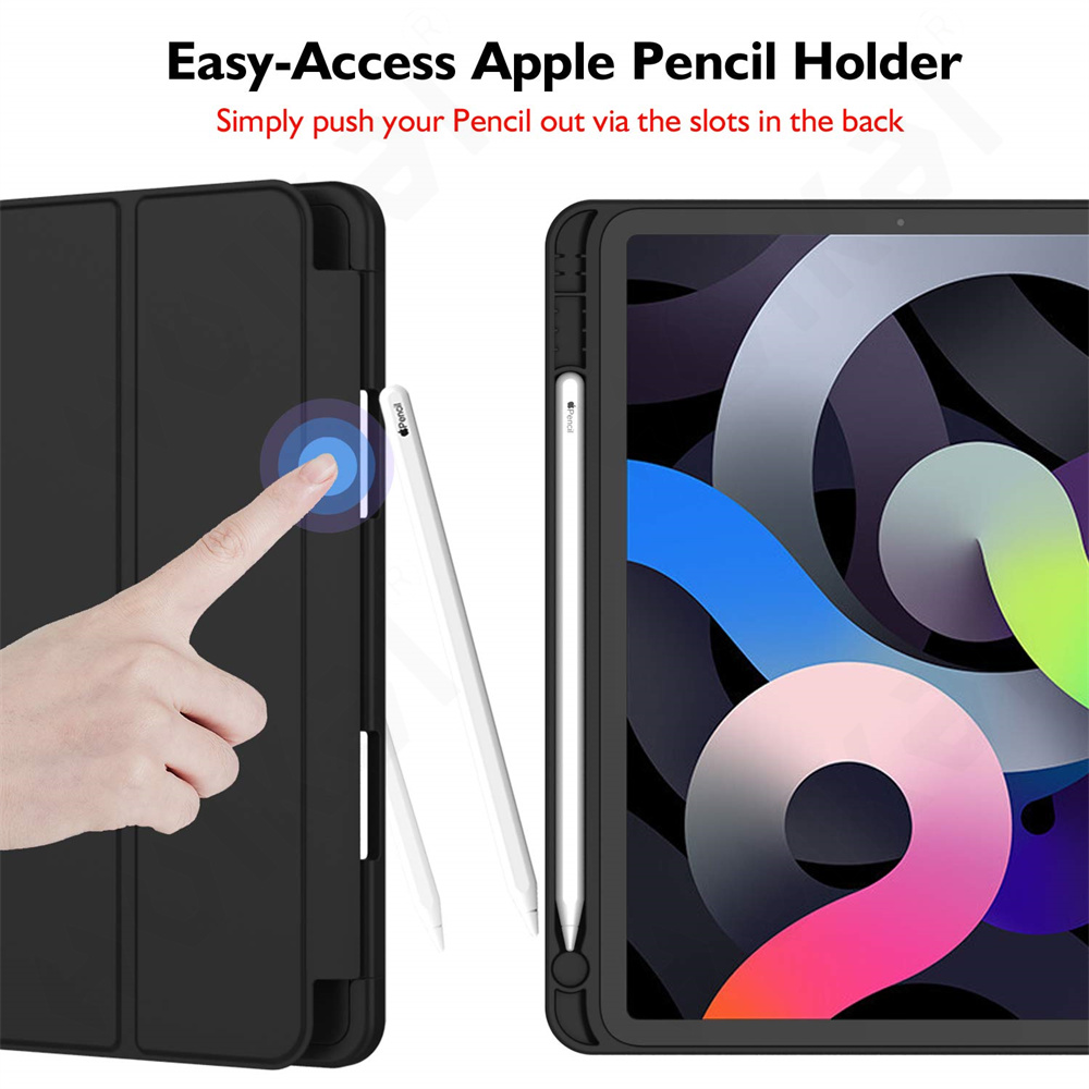 Rotating Case for iPad 11 Air 13 / Air M3 M5 with Pen Holder 360 Degree Protective Stand Cover Auto Wake Sleep