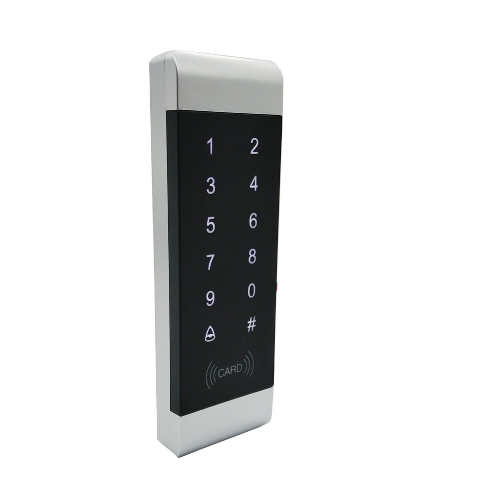 Touch Keypad Proximity 125khz RFID Card Door Lock Access Control System for Narrow Door Frame: without keyfobs