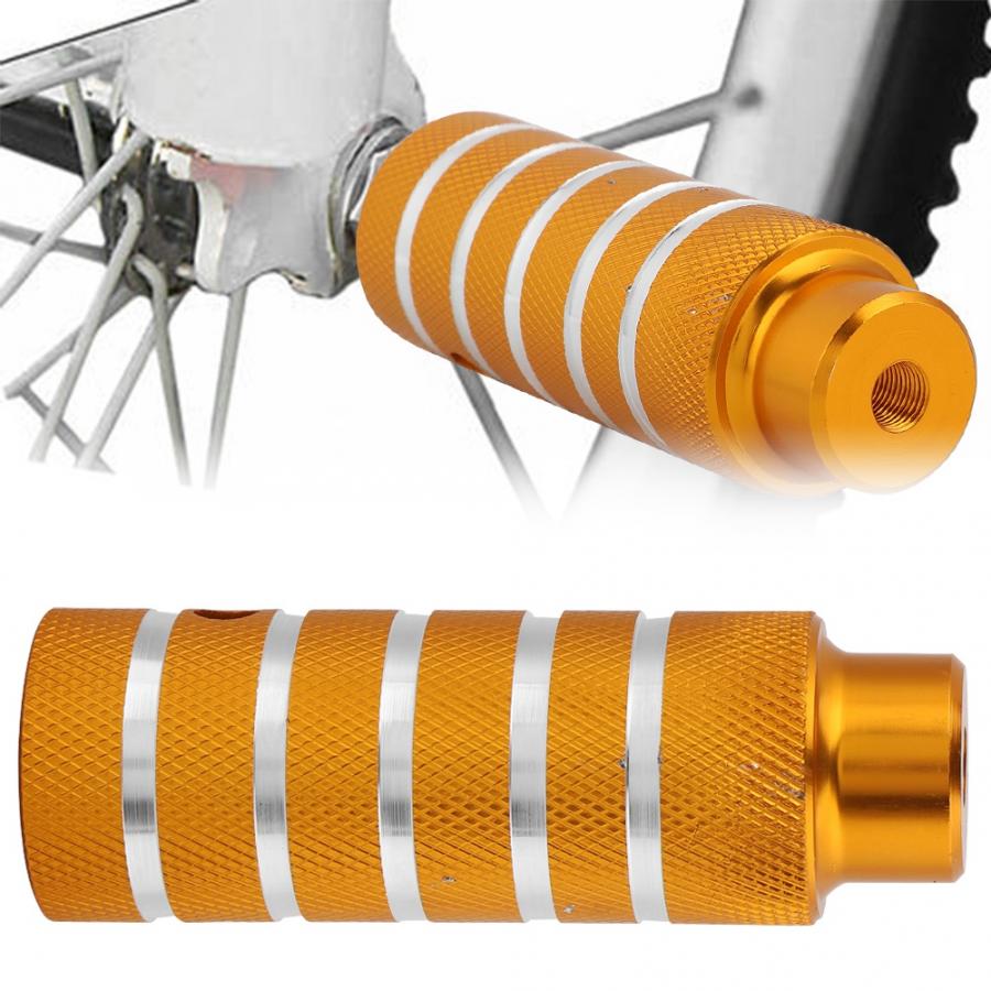 1 par sykkelpedal sykkel sylinder aluminiumslegering sykkel pedal aksel fotpinner rakett stunt sykkel sokkel pedal sykkelpinne