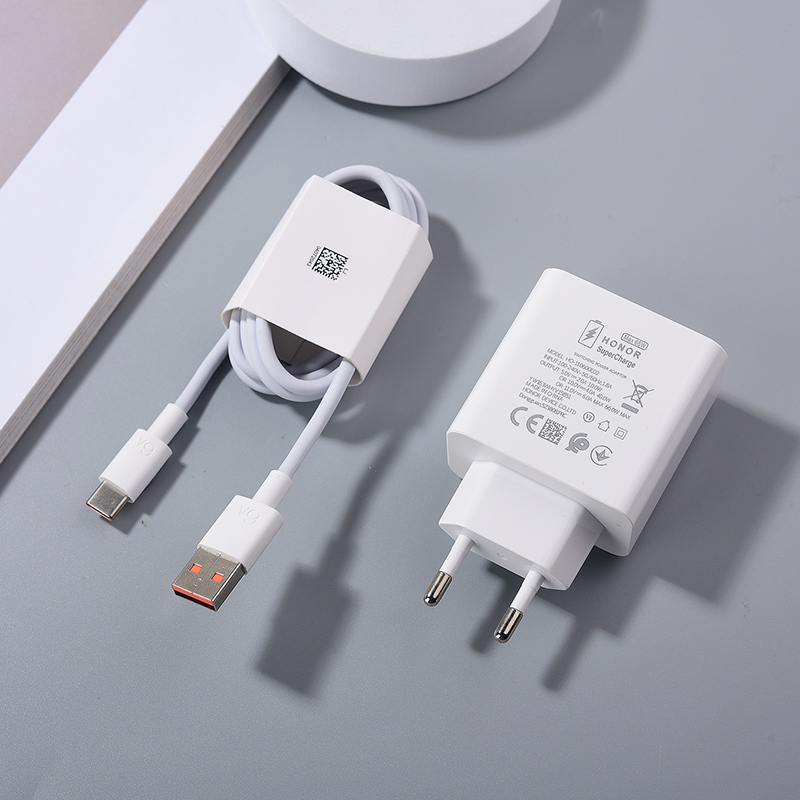 Cargador súper rápido Original de 66W, adaptador de viaje para UE, EE. UU., Reino Unido, Honor X60 X50 X40 90 80 70 60 50 Pro SE X9B Magic 7 Lite, Cable tipo C: IL