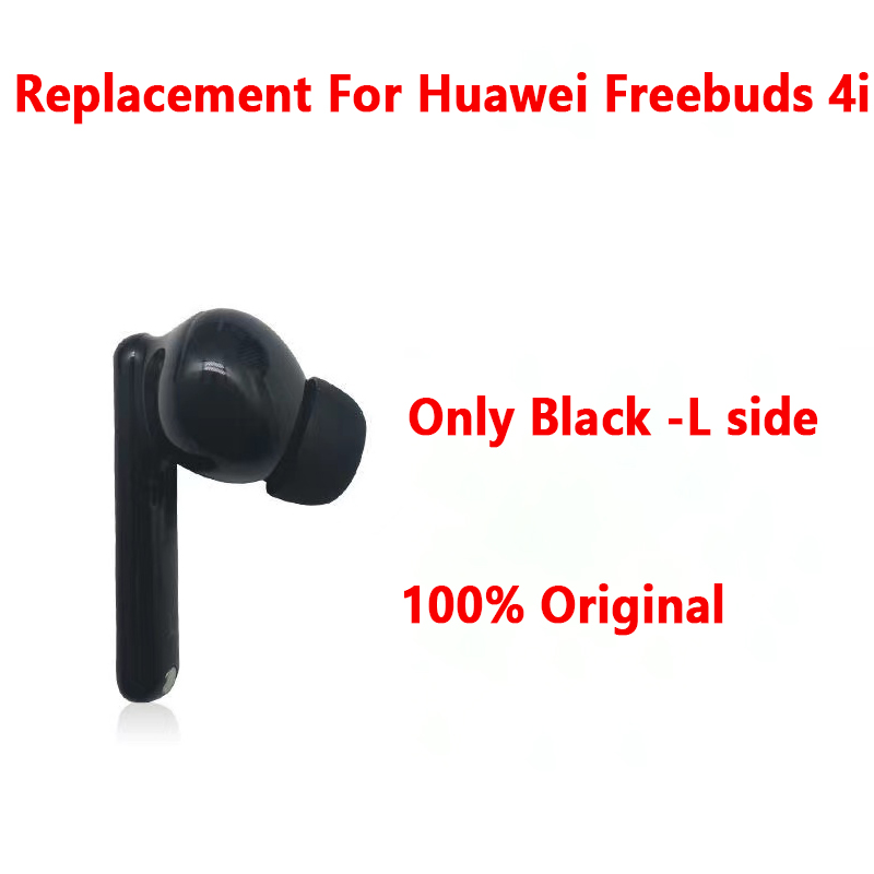Originalteile Ersatz für Huawei FreeBuds 4i kabellos Bluetooth Kopfhörer Single Ersatz Verknüpfungen rechts oder Ladehülle: Silber