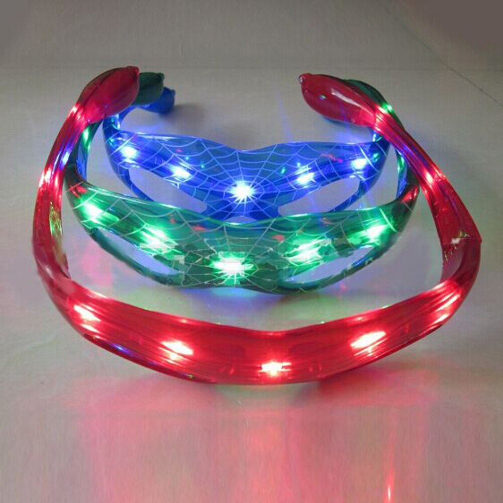 Cool Man Stijl Baby Kids Birthady Glazen Speelgoed 9 LED Lichtgevende Cool Knipperlicht up Speelgoed Bril