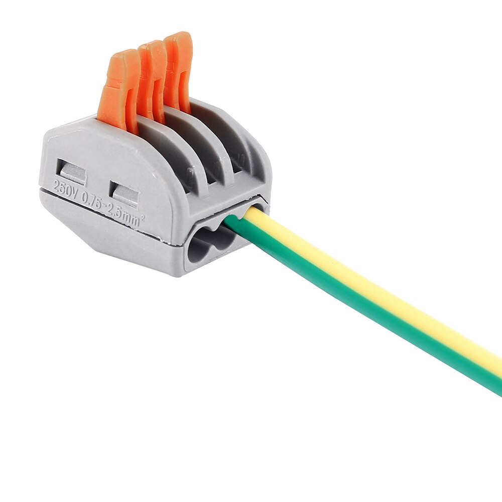 60X 2 3 5 pin Terminal Clamp Compact Wire Wiring Universal Compact Wire Wiring Connector Conductor Terminal Block