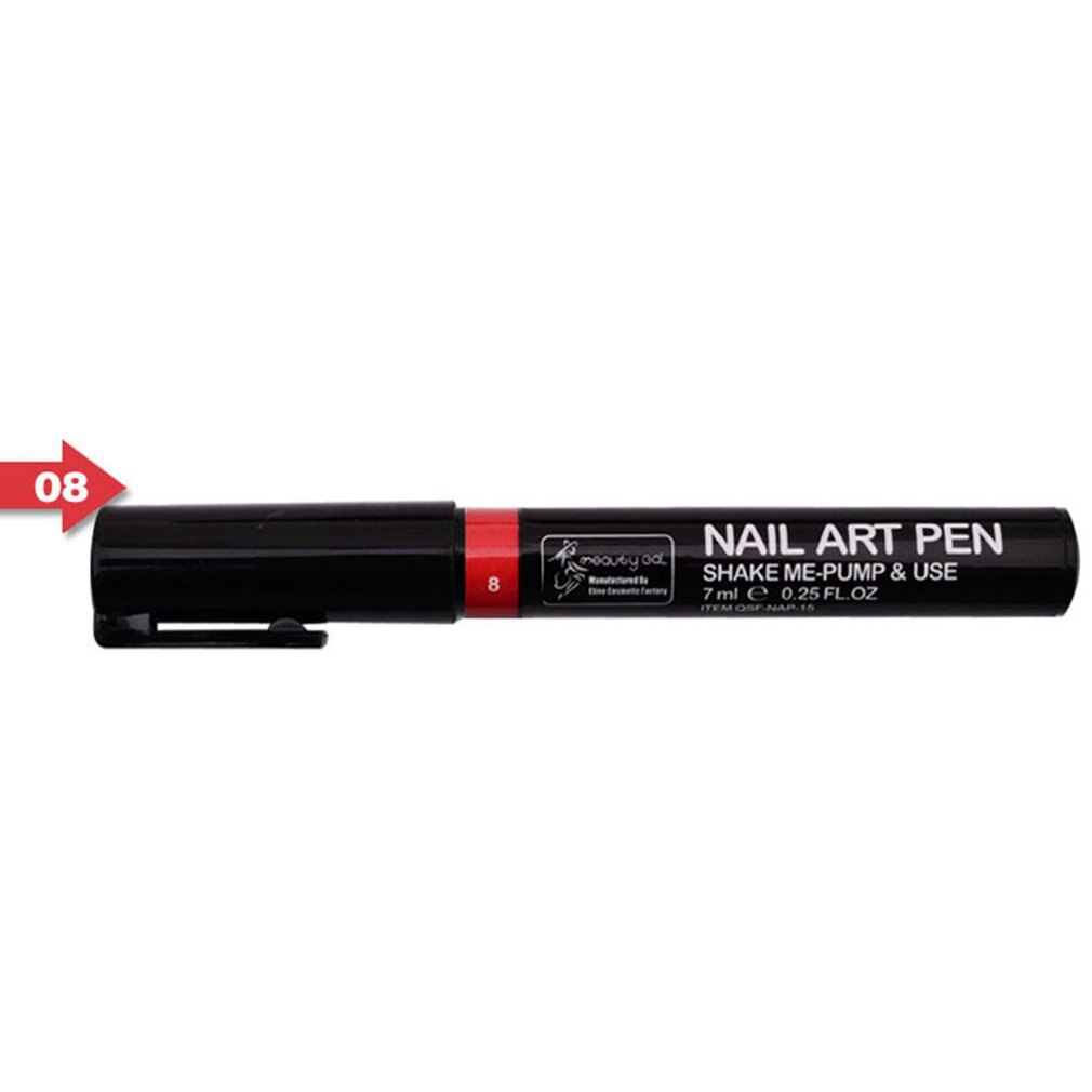 Rotulador para decoración de uñas, rotulador de arte para manicura con Gel UV, Accesorios de belleza para uñas: 17