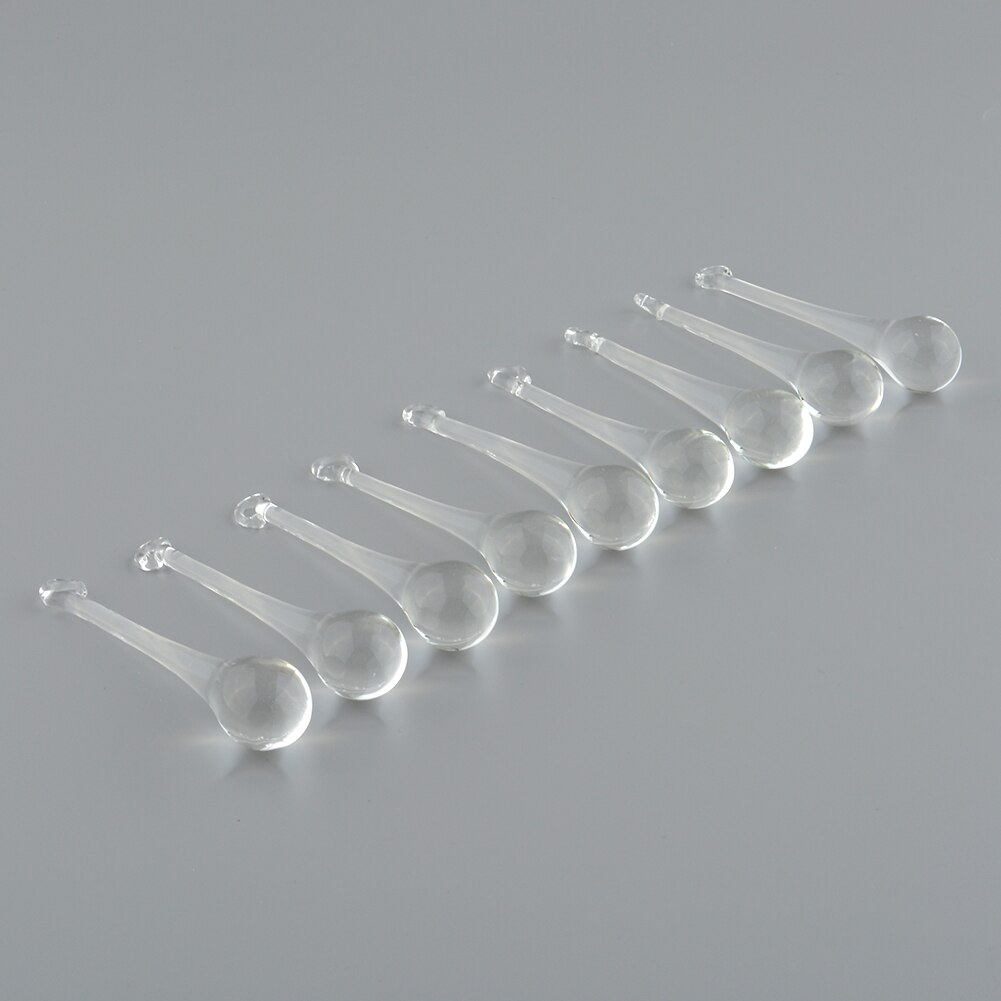 10x Kroonluchter Lamp Licht Hanger Onderdelen Clear Crystal Prisma Home Decor