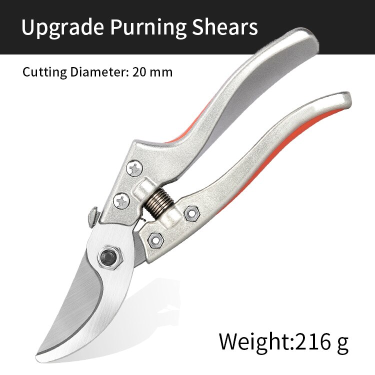 Pruning Shears Branches Cutter Sk5 Steel High Hardness Shear with Arc Handle Garden Trees Floral Pruning Scissors Garden Tools: 07