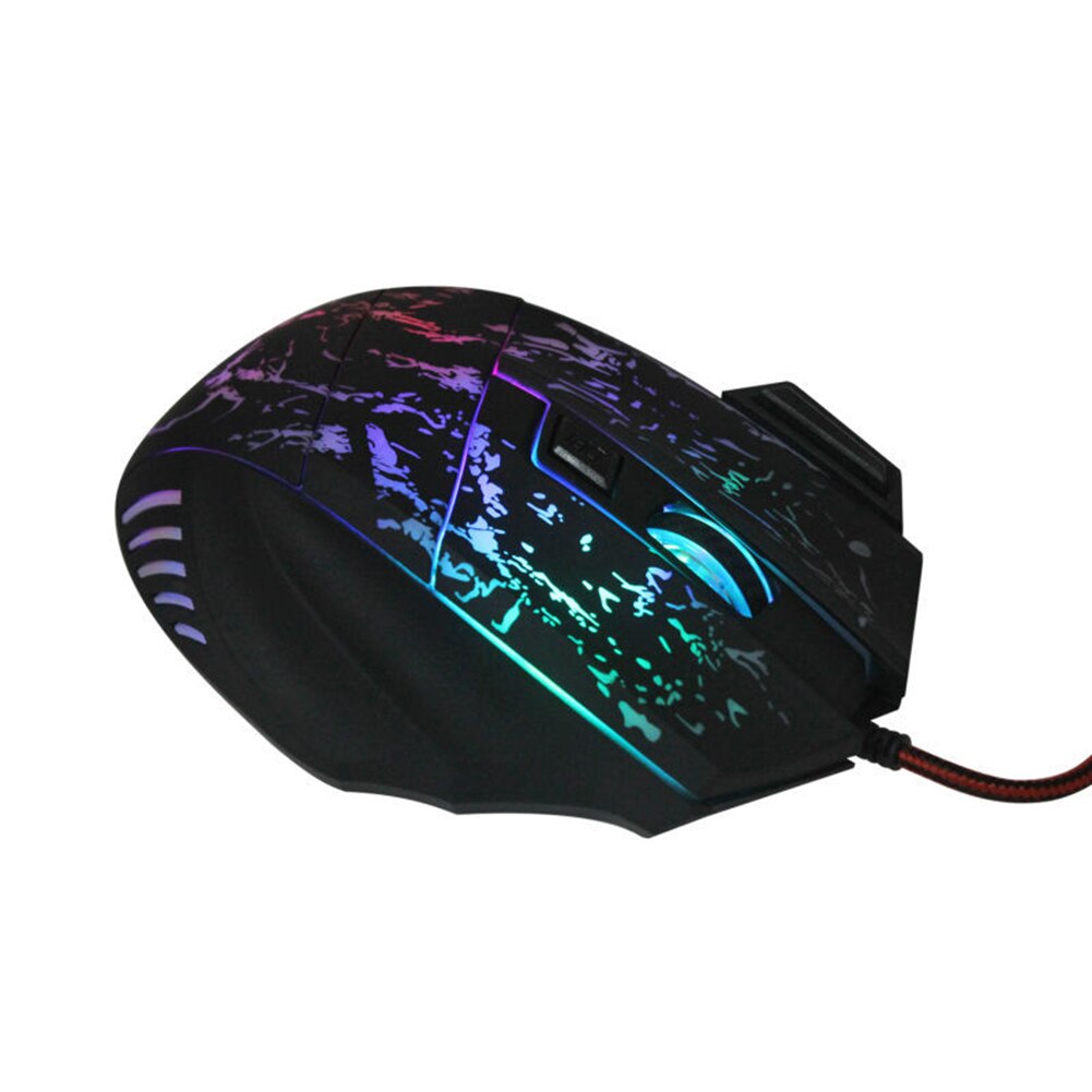 Wired Gaming Mouse 3200DPI LED Optical 3 Buttons 3D USB Computer Mice For PC Adjustable USB Wired Computer Mouse