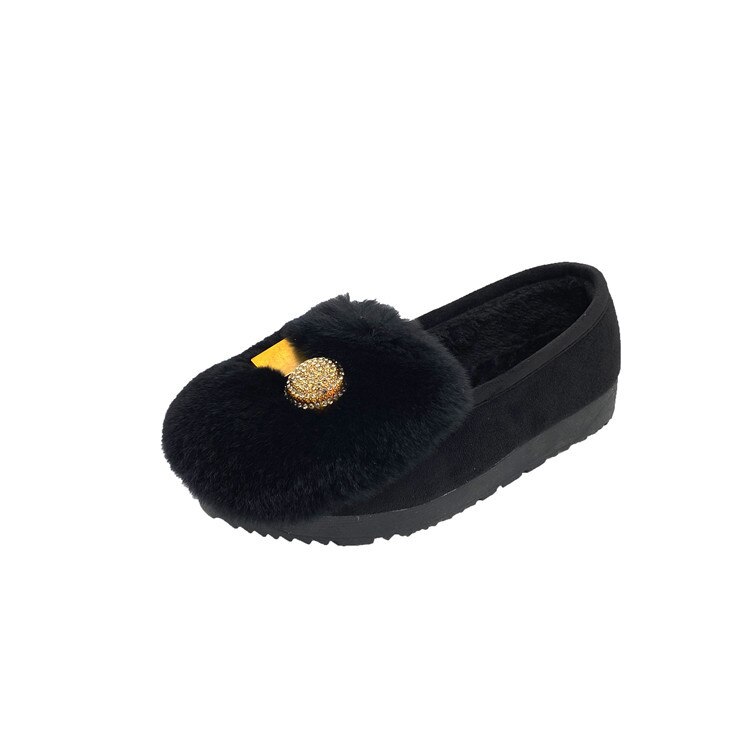 Sko kvinde lejligheder kvinder rund tå blød slip-on lav mund efterår kvinders mokkasiner afslappet kvindelige sneakers kjole slip on stor