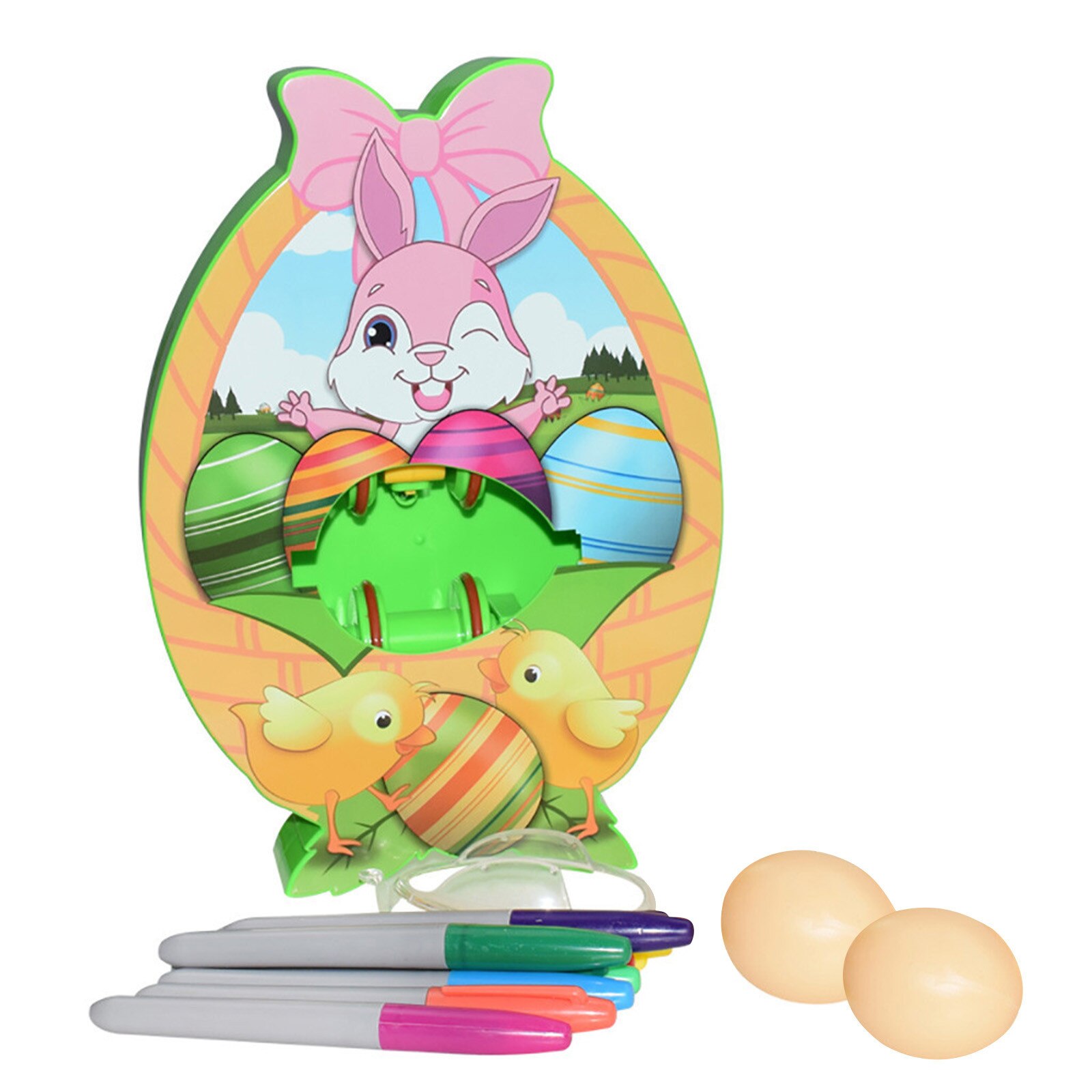 Diy Schilderij Kleurrijke Konijn Eieren Speelgoed Kinderen Pasen Eieren Educatief Speelgoed Reliever Board Controller Educatief Speelgoed: Default Title