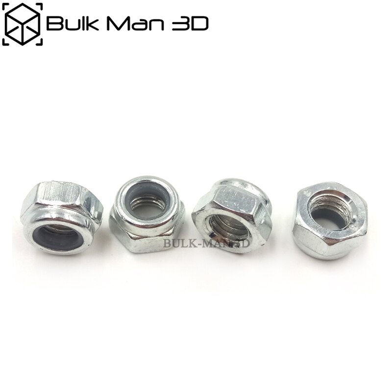 1000pcs M5 Nylon Lock Nut,Locking Nut,Self Lock Nut,Stainless Steel Self Locking Hex Nuts for CNC 3D Printer