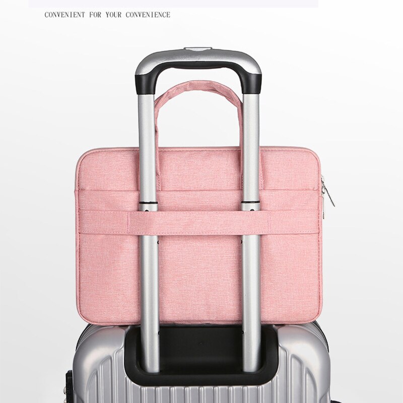 Torba na laptopa kobiety teczki mężczyźni torebki Notebook futerał do przenoszenia dla 11 13 14 15.6 cal komputer torba