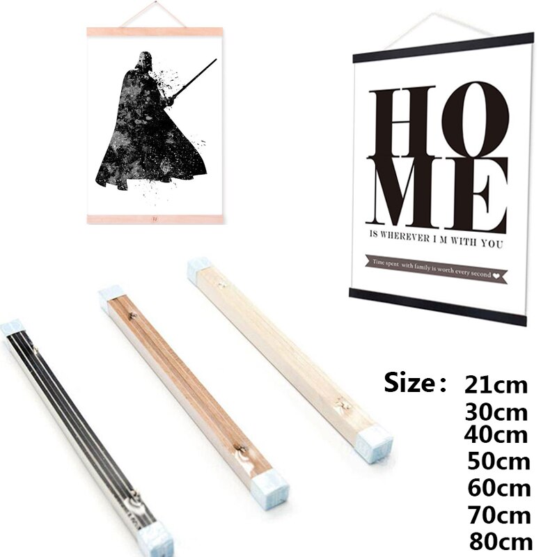 A3 a4 maten canvas schilderij magnetische houten hanger houten lijst fotolijst canvas posterlijst kunsthanger kerstdecoratie