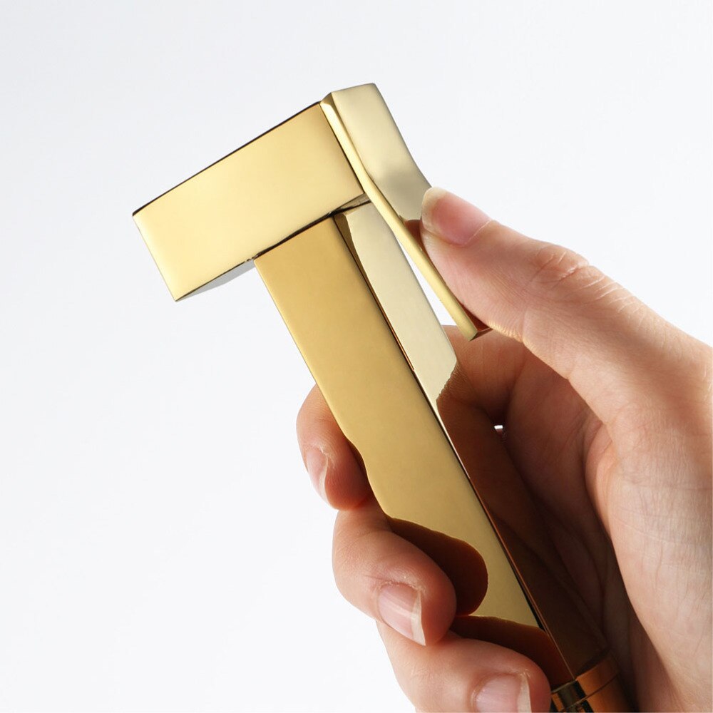 1PC Square Toilet Spray Head Sturdy Toilet Cleaning Spray Nozzle Pressurized Toilet Toilet Cleaning Tool for Home Go