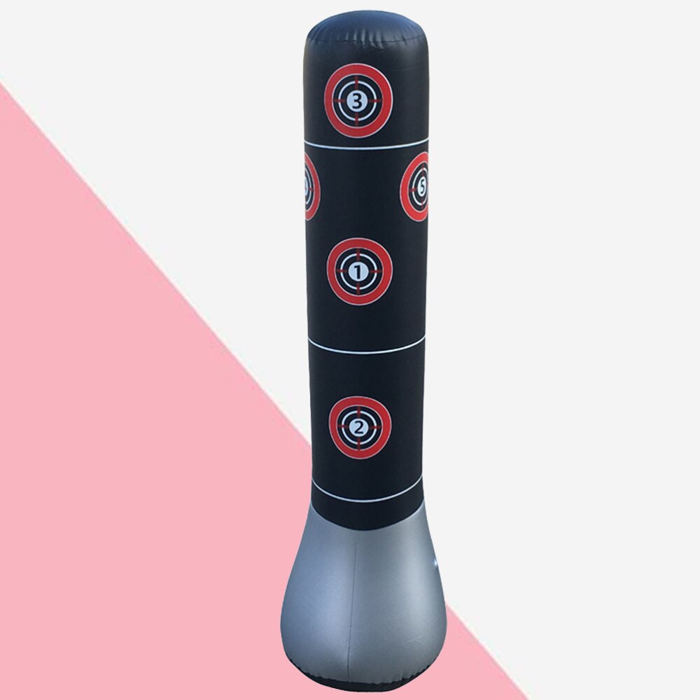 1 ud. De saco de arena inflable grueso PVC Vertical columna de boxeo descompresión vaso herramienta de Fitness para el hogar niños
