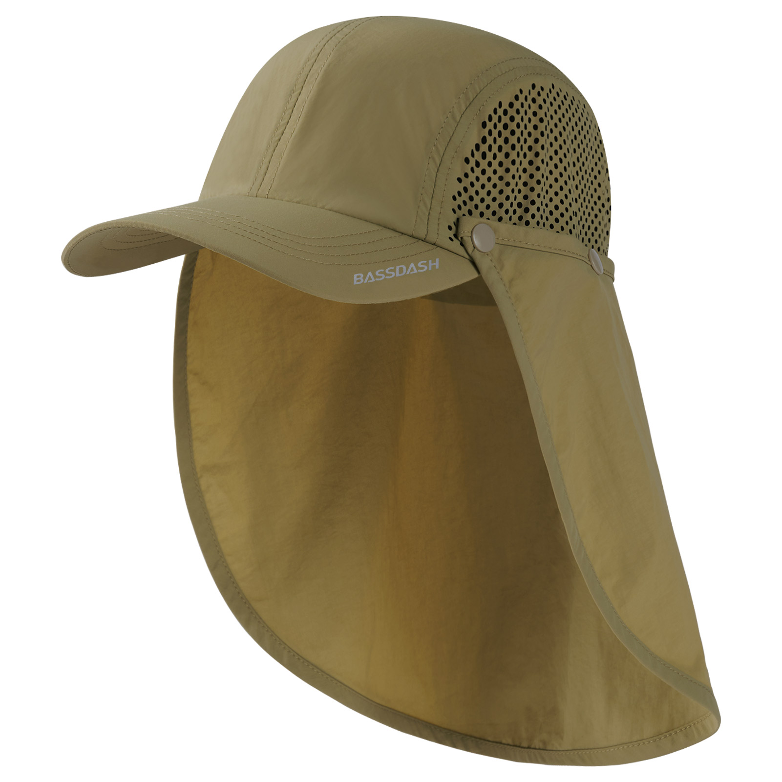 BASSDASH-Chapéu de pesca dobrável com aba removível do pescoço, portátil para homens e mulheres, golfe e caminhada, UPF 50 Plus: Lavanda