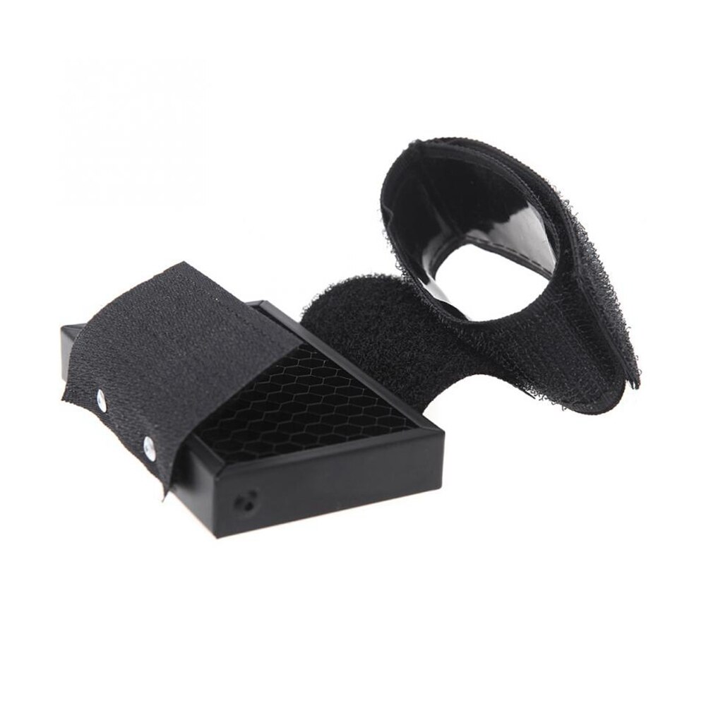 Difusor de panal de abeja con cinta ajustable para Speedlight Speedlite Universal, difusor de rejilla con filtro de puntos, peine de miel, rebotador