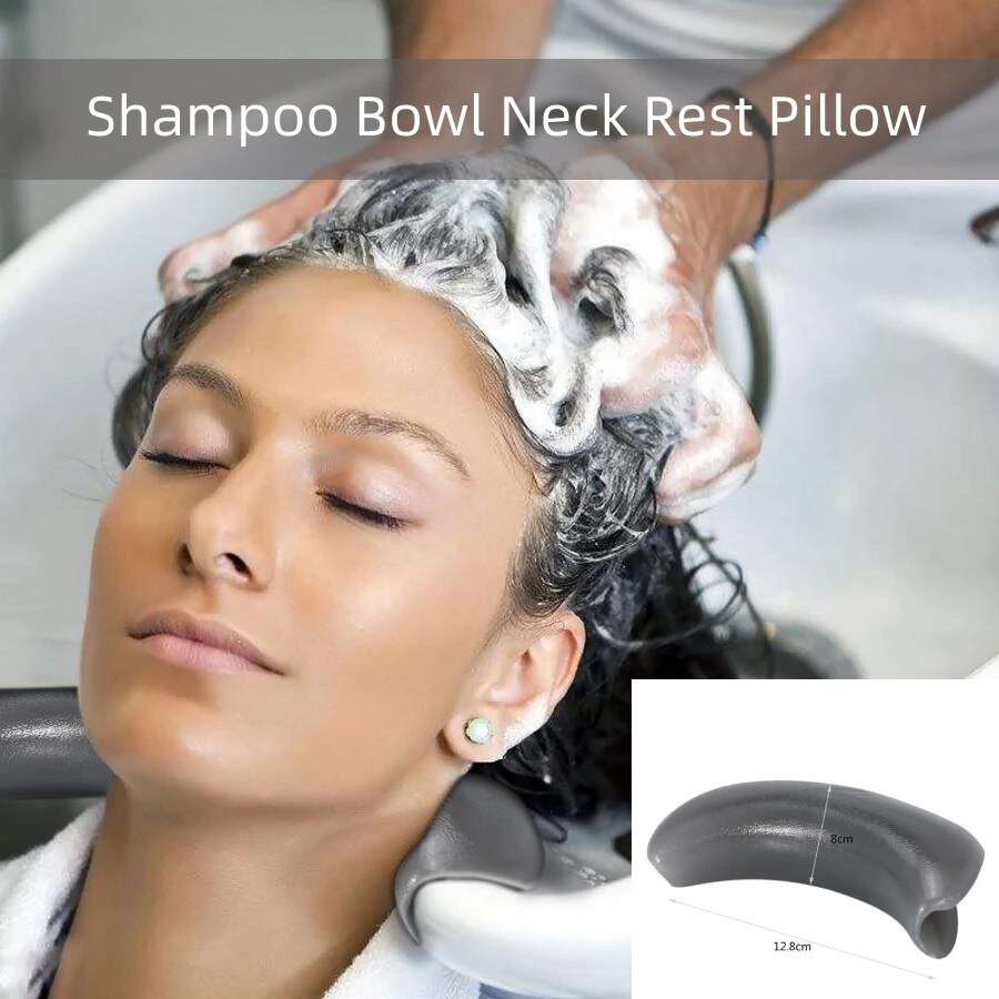 Duurzaam zacht siliconen shampoo kom kussen nek rust kussen salon haar wasbak kapper salon spa kapper accessoires