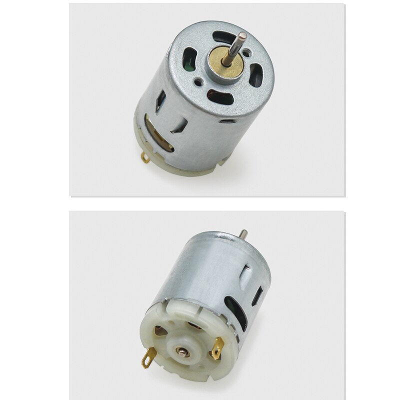 Motor de cepillo de carbón magnético para secador de pelo, Motor de alta velocidad 365, cc 12V-24V 17V 18V, Motor de , RS-365S, C4
