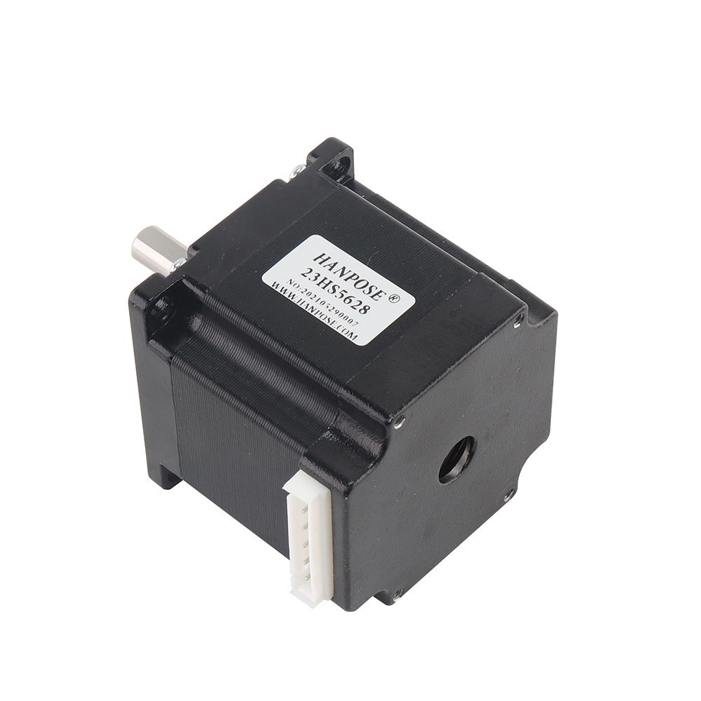 Nema 23 Stepper Motor 4-lead 165 Oz-in 56mm 126N.CM 2.8A 6.35mm or 8mm shaft 23HS5628 black motor 57 step motor nema23
