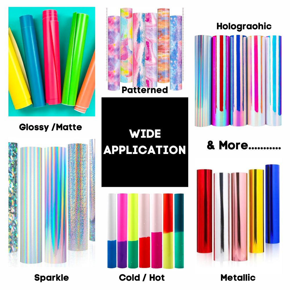 Premium Vinyl Transfer Tape, Clear Transfer Paper For Adhesive Vinyl, Standard and Strong Adhesion for Cricut & Silhouette